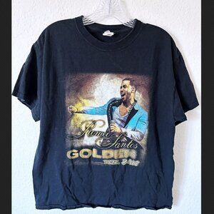 Romeo Santos Golden Tour Concert T-Shirt 2018 L